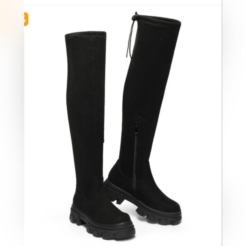 Dream Pairs Ikon Stretchy Over-the-Knee boots Size 9 - Picture 7 of 8